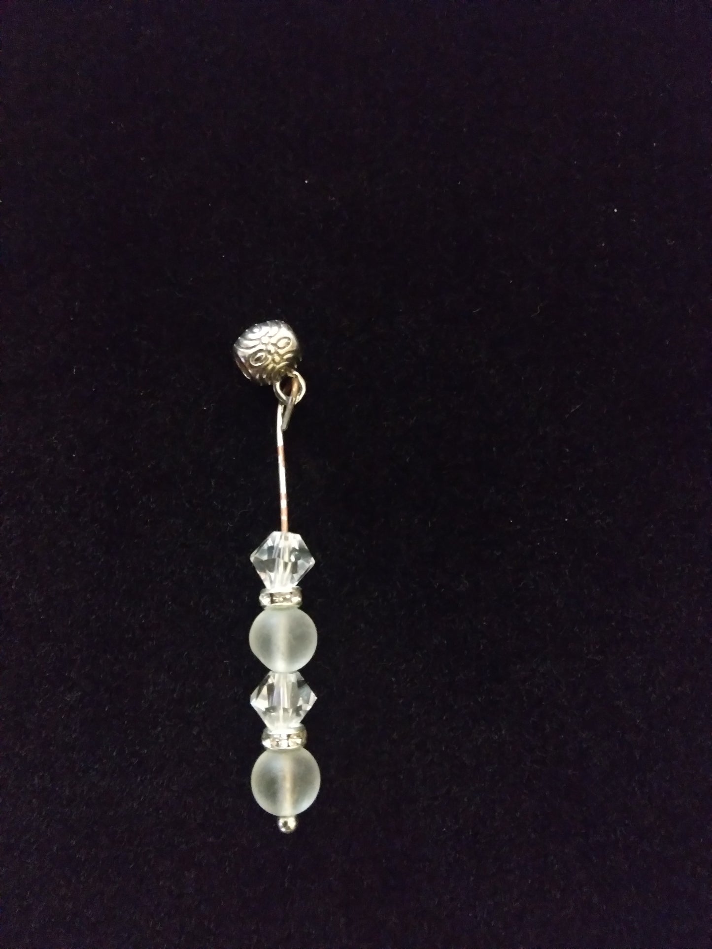 Clear Quartz Loc Jewel